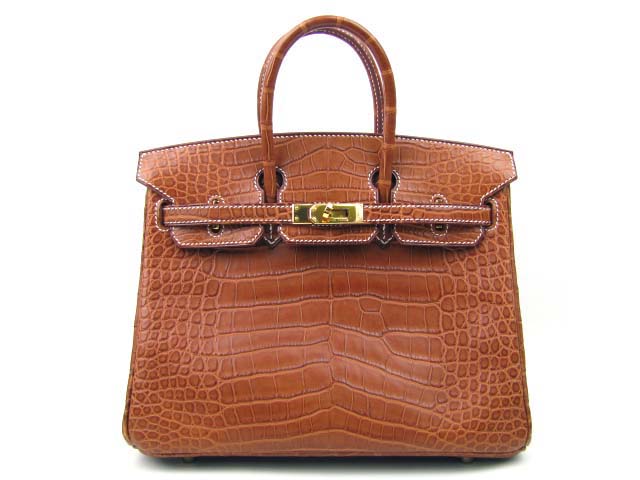 エルメス バーキン25(アリゲーターマット/フォブ)